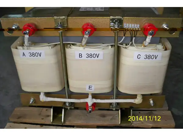 High impedance power transformer