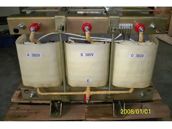 High impedance power transformer